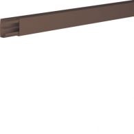 LF2003608014 - Minicanal LF, en PVC, de 20x35 mm, color marrón (RAL 8014), 2 compartimentos