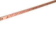 UC922E - Pletina de cobre perforada M10 1750x60x10 mm, para armarios QuadroPlus