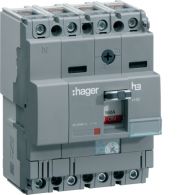 HNA064H - Interruptor automático de caja moldeada x160, 4P4D, 40kA, 63A, TM Regulable/Fijo