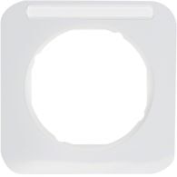10112179 - Marco con portaetiquetas 1E, R.1, blanco polar, brillo