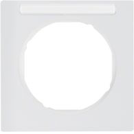 10112279 - Marco con portaetiquetas 1E, R.3, blanco polar, brillo