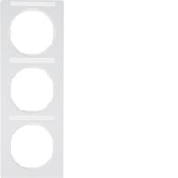 10132269 - Marco con portaetiquetas 3EV, R.3, blanco polar, brillo