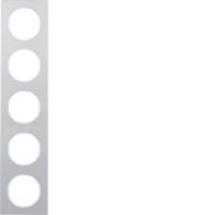 10152274 - Marco 5E, R.3, aluminio/blanco, brillo