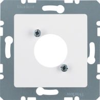 14121909 - Tapa para conectores redondos  XLR serie D, blanco polar,mate