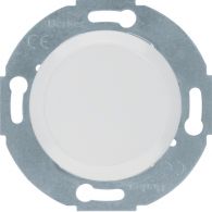 67100920 - Tapa ciega, 1930/G/P, con base y garras, blanco polar brillo