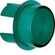 1283 - Tapa transp. verde para botón lum. E10