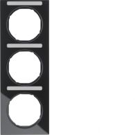 10132225 - Marco con portaetiquetas 3EV, R.3, negro, brillo