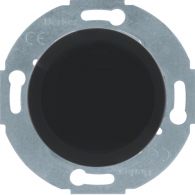 67100921 - Tapa ciega, 1930/G/P, con base y garras, negro brillo