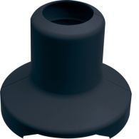 G71237021 - unión embellecedor salvacables AKA con guia redonda, negro