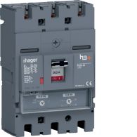 HMT200DR - Interruptor automático de caja moldeada,h3+ P250,3P3D,200A,50kA relé TM reg
