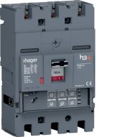 HET100JR - Interruptor automático caja moldeada  h3+ P250,3P3D, 100A,70kA,relé LSI