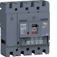 HMT101JR - Interruptor automático caja moldeada  h3+ P250, 4P4D N0-50-100%, 100A, 50kA, LSI