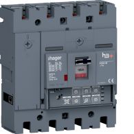 HMT161JR - Interruptor automático caja moldeada  h3+ P250, 4P4D N0-50-100%, 160A, 50kA, LSI