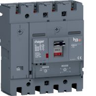 HNT201DR - Interruptor automático de caja moldeada,h3+ P250,4PN0-100%,200A,40kA relé TM reg