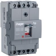 HDA050L - Interruptor automático de caja moldeada x160, 3P3D, 18kA, 50A, TM Fijo
