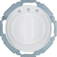 38112189 - Interruptor rotativo para persianas, 1 polo, R.CLASSIC, blanco polar, brillo