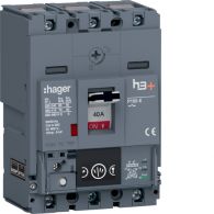 HES040NC - Interruptor automático caja moldeada  h3+ P160,3P3D, 40A,70kA,Energy