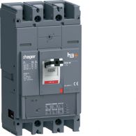 HMW400JR - Interruptor automático caja moldeada  h3+ P630,3P3D, 400A,50kA,relé LSI