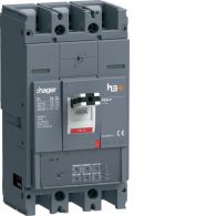 HPW400JR - Interruptor automático caja moldeada  h3+ P630,3P3D, 400A,110kA,relé LSI