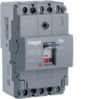 HDA016L - Interruptor automático de caja moldeada x160, 3P3D, 18kA, 16A, TM Fijo