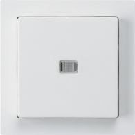 WH20120200A - kallysto Interrupteur S3 lumineux 2p Plaque frontal pour combinaison Blanc