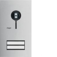 REQ502X - Platine de rue vidéo 2/1 boutons d&#039;appel acier inoxydable one