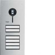 REQ506X - Platine de rue vidéo 6/1 boutons d&#039;appel acier inoxydable one