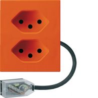 WH37685906D - FLF Gr.2 complet: 2x T13/L1 + boîte Technofil (câble plat) Orange