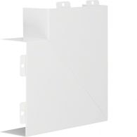 LFS6015059016 - Angle plat cache de découpe pour goulotte LFS 60x150mm blanc