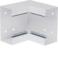 BRS6513049010 - Internal corner of base profile for BRS 68x130mm lid 80mm of steel pure white