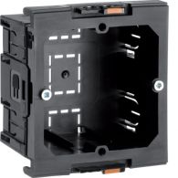 G2850 - Outlet box 1-gang Energy for BR front-mounting for domestic installation devices