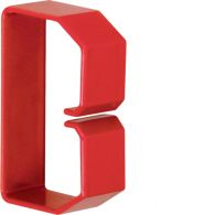 HN500753 - Retaining clip for slotted panel trunking PC/ABS halogenfree 50x75mm rot