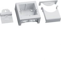 ATA806099010 - Universal outlet box adaptor for ATHEA trunking 60mm in pure white