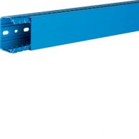 BA740060BL - Slotted panel trunking made of PVC BA7 40x60mm blue