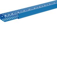 BA760040BL - Slotted panel trunking made of PVC BA7 60x40mm blue