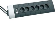 DED101 - Design desk module with outlets and cat6 shielded