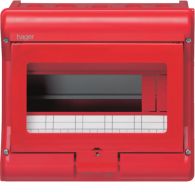 VE109A - Enclosure,vector,10M,red,with glass plate