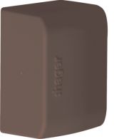 ATA163068014 - End cap for ATHEA trunking 16x30mm in brown