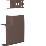 ATA205058014 - Flat corner for ATHEA trunking 20x50mm in brown
