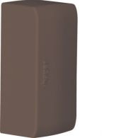 ATA205068014 - End cap for ATHEA trunking 20x50mm in brown