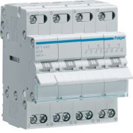 SFT440 - 4-pole, 40A Centre Off Modular Changeover Switch with Top Common Point