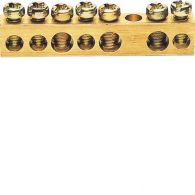 K142 - Brass terminal, 49mm, 4x10mm² - 3x16mm², without mounting base