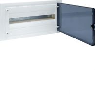 VF122TJ - Small distributor,golf,flush,1row,22M,IP40,MS-terminal,N+PE,transparent door