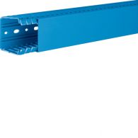 BA760060BL - Slotted panel trunking made of PVC BA7 60x60mm blue