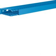 BA780025BL - Slotted panel trunking made of PVC BA7 80x25mm blue