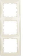 10138982 - Frame 3gang, S.1, white glossy