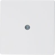 10196089 - Centre plate for cable out., Q.x, p. white velvety