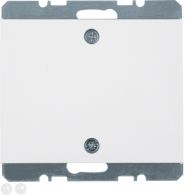 10457109 - Blind plug centre plate, screw-on, K.1, p. white glossy