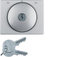 10797103 - Cen.plate lock+push lock funct. f.switch f.blinds,key can be rmvd,K5 anodised