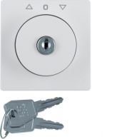 10821909 - Cen.plate lock+push lock funct. f.switch f.blinds,key can be rmvd in 3p.,S1/B3/7